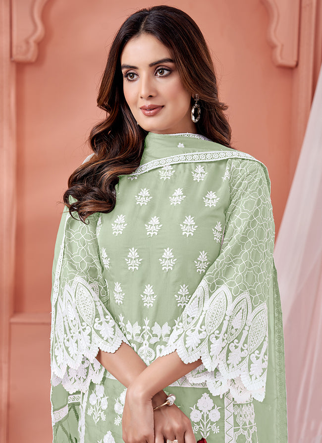 Buy Yellow Cotton Tiered Kurta Dress With Phulkari Embroidered Jacket –  SCAKHI